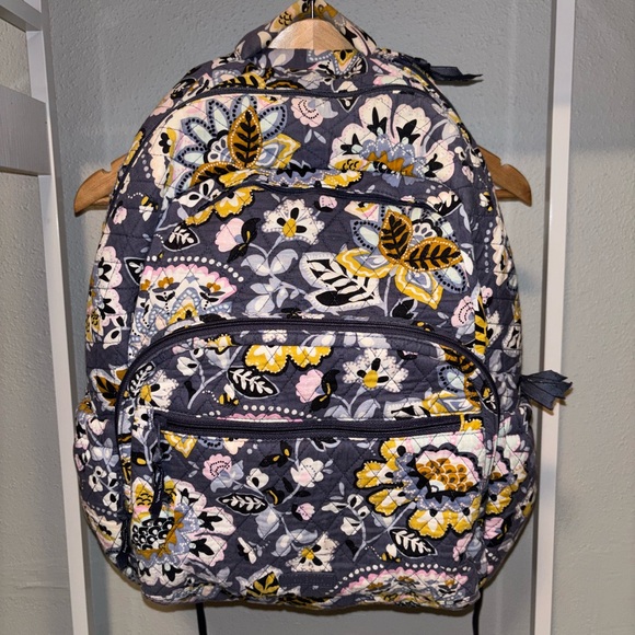 Vera Bradley Handbags - Vera Bradley Large Essentials Campus Multicolor Floral Backpack